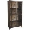 Offres ???? Armoire En Métal Et Verre 97x39x187 ????