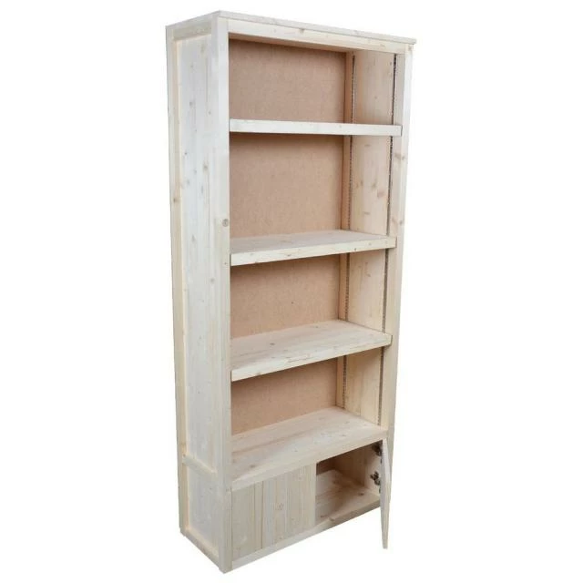 Armoire haute portes basses bois clair 90 x 37 x 200 cm Tout neuf ???? Armoire Haute Portes Basses Bois Clair 90 X 37 X 200 Cm ???? -Buffets Shop armoire haute portes basses bois clair 90 x 37 x 200 cm 02
