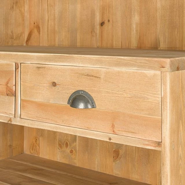 Buffet de service H160cm, 2 tiroirs, 2 portes, bois massif, 100x49x160 cm Offres ???? Buffet De Service H160cm, 2 Tiroirs, 2 Portes, Bois Massif, 100x49x160 Cm ???? -Buffets Shop buffet de service h160cm 2 tiroirs 2 portes bois massif 100x49x160 cm 04