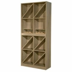 Bon marché ???? Buffet Haut 6/12 Cases L90xP35xH200cm Vinno - Coloris Chêne Authentique ???? -Buffets Shop buffet haut 6 12 cases l90xp35xh200cm vinno coloris chene authentique 04