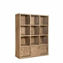Top 10 😉 Buffet Haut Westside 9 Cases 3 Portes Pin Naturel L119 X P39 X H150cm 🔥