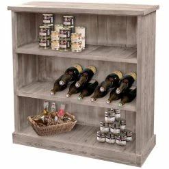 Meilleure affaire ???? Buffet Héritage 2 étagères Pin Vieilli L110 X P39 X H110cm ⭐ -Buffets Shop buffet heritage 2 etageres pin vieilli l110 x p39 x h110cm 31