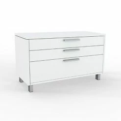 Meilleure vente 🔔 Caisson Bas Sur Pieds Avec 3 Tiroirs 👍