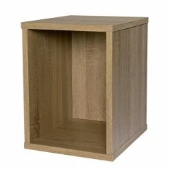 Remise ✨ Case Murale Avec Fond L30xP35xH40cm Vinno - Coloris Chêne Authentique ????