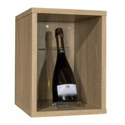 Remise ✨ Case Murale Avec Fond L30xP35xH40cm Vinno - Coloris Chêne Authentique ???? -Buffets Shop case murale avec fond l30xp35xh40cm vinno coloris chene authentique 03