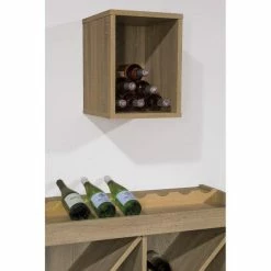 Remise ✨ Case Murale Avec Fond L30xP35xH40cm Vinno - Coloris Chêne Authentique ???? -Buffets Shop case murale avec fond l30xp35xh40cm vinno coloris chene authentique 30