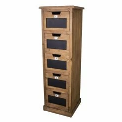 Coupon ???? Colonne Cirée 5 Tiroirs L39.5 X P39.5 X H127 ????
