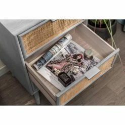 Grosses soldes ???? Commode Grise Chiffonnier Scand.en Bois 3 Tiroirs Cannage Rotin 42 X 36 X 71 Cm ???? 7 Grosses soldes ???? Commode Grise Chiffonnier Scand.en Bois 3 Tiroirs Cannage Rotin 42 X 36 X 71 Cm ???? -Buffets Shop commode grise chiffonnier scand en bois 3 tiroirs cannage rotin 42 x 36 x 71 cm 03