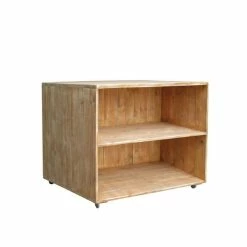 De gros ???? Comptoir épicerie Double Face S. Roulet., 2 Niveaux, Bois Massif, 119x100x100cm ????