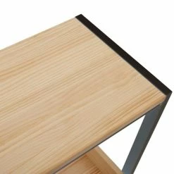 Acheter ???? Console Icub Double Plateau Scandinave 32x120x75 Cm Noir - Pin Naturel ???? 3 Acheter ???? Console Icub Double Plateau Scandinave 32x120x75 Cm Noir - Pin Naturel ???? -Buffets Shop console icub double plateau scandinave 32x120x75 cm noir pin naturel 04