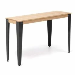 Meilleure affaire ✔️ Console Lunds Noir-Naturel. Style Scandinave. 39x110x75cm ????