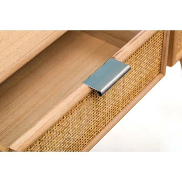 Console table scandinave en bois avec 2 tiroirs marron 80x42x79 cm De gros ✨ Console Table Scandinave En Bois Avec 2 Tiroirs Marron 80x42x79 Cm ???? -Buffets Shop console table scandinave en bois avec 2 tiroirs marron 80x42x79 cm 05