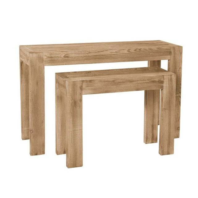 Offres ???? Console Westside L118 X P39 X H75cm/L79 X P29 X H60cm - Pin Naturel - Par 2 ???? 1 Offres ???? Console Westside L118 X P39 X H75cm/L79 X P29 X H60cm - Pin Naturel - Par 2 ????