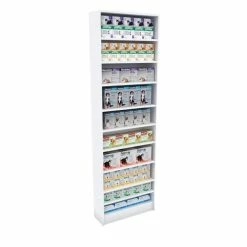 Acheter ???? Etagère 10 Niveaux Blanc L70 X P25 X H230cm ???? -Buffets Shop etagere 10 niveaux blanc l70 x p25 x h230cm 31