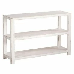 De gros ✔️ Etagère 3 Niveaux Heritage Blanc Patiné L.119 X P.39 X H.80cm 😀