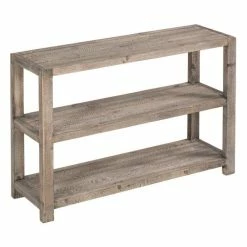 Vente flash ???? Etagère 3 Niveaux Héritage L119 X P39 X H80cm Bois Naturel ????