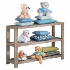 Vente flash ???? Etagère 3 Niveaux Héritage L119 X P39 X H80cm Bois Naturel ???? -Buffets Shop etagere 3 niveaux heritage l119 x p39 x h80cm bois naturel 05