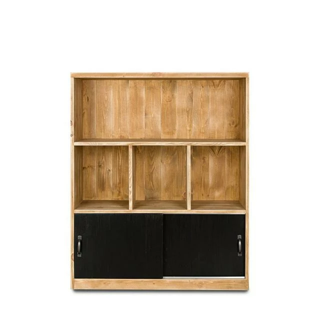 Etagère 4 casiers HATCH, bois massif, 100x39x120 cm Meilleure vente ???? Etagère 4 Casiers HATCH, Bois Massif, 100x39x120 Cm ???? -Buffets Shop etagere 4 casiers hatch bois massif 100x39x120 cm 01