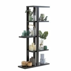 Nouveau ✨ Etagère 5 Niveaux Flexia Noir Vintage 90x30x165 Cm ???? 2 Nouveau ✨ Etagère 5 Niveaux Flexia Noir Vintage 90x30x165 Cm ???? -Buffets Shop etagere 5 niveaux flexia noir vintage 90x30x165 cm 30