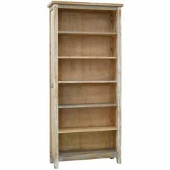 Meilleure affaire ???? Etagère 6 Niveaux En Bois De Suar 90x33x200 ????