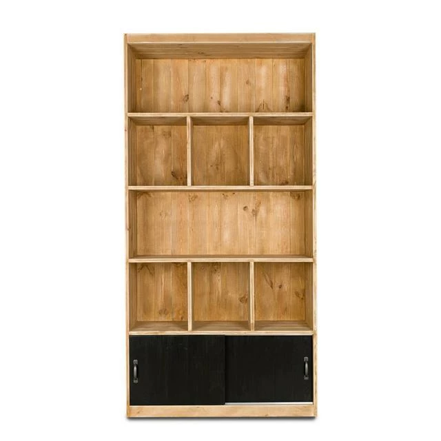 Etagère 8 casiers HATCH, bois massif, 100x39x195 cm Meilleure vente ???? Etagère 8 Casiers HATCH, Bois Massif, 100x39x195 Cm ???? -Buffets Shop etagere 8 casiers hatch bois massif 100x39x195 cm 01