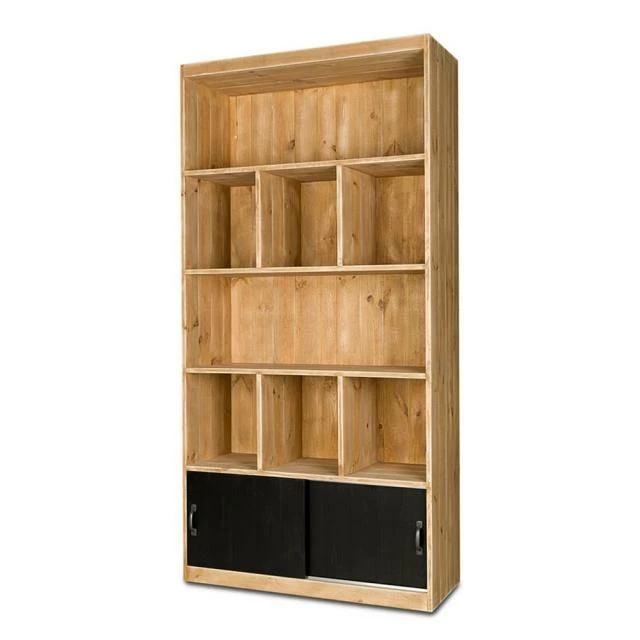 Etagère 8 casiers HATCH, bois massif, 100x39x195 cm Meilleure vente ???? Etagère 8 Casiers HATCH, Bois Massif, 100x39x195 Cm ???? -Buffets Shop etagere 8 casiers hatch bois massif 100x39x195 cm 02