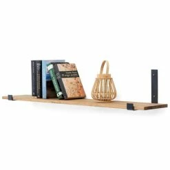 Vente flash ???? Étagère à Fixer Au Mur Bristol - Industriel-vintage 140x20cm 18mm ????