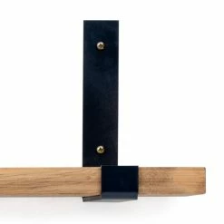 Bon marché ???? Étagère à Fixer Au Mur Bristol - Industriel-vintage 140x20x3cm. ???? -Buffets Shop etagere a fixer au mur bristol industriel vintage 140x20x3cm 05