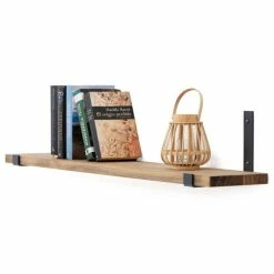 Budget ⭐ Étagère à Fixer Au Mur Bristol - Industriel-vintage 80x20x3cm. ????