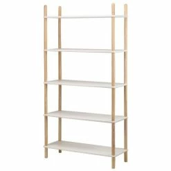 Nouveau ⌛ Etagere Bibliotheque Scandinave Moderne De 5 Niveaux Bois ????
