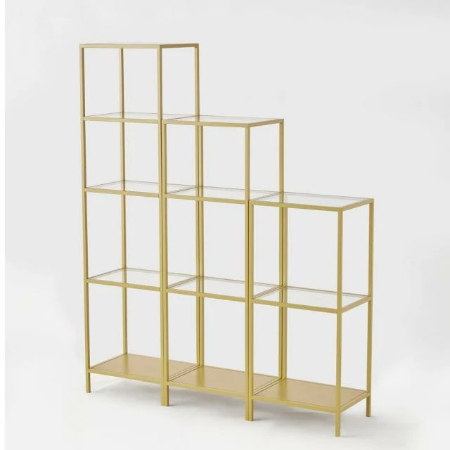Etagère Cremagold L40 x P30 x H120 cm Promo ???? Etagère Cremagold L40 X P30 X H120 Cm ???? -Buffets Shop etagere cremagold l40 x p30 x h120 cm 02