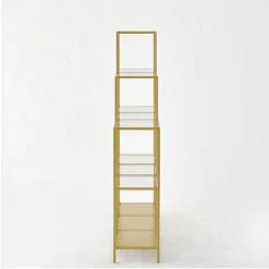 Promo ???? Etagère Cremagold L40 X P30 X H120 Cm ???? 5 Promo ???? Etagère Cremagold L40 X P30 X H120 Cm ???? -Buffets Shop etagere cremagold l40 x p30 x h120 cm 06