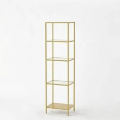 Meilleure affaire 🎉 Etagère Cremagold L40 X P30 X H150 Cm 😀