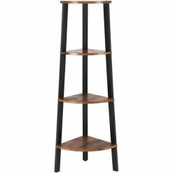 Offres ???? Etagère D'angle 4 Niveaux L34 X P34 X H125 Cm ????