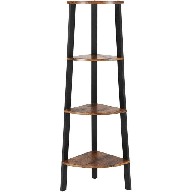 Etagère d'angle 4 niveaux L34 x P34 x H125 cm Offres ???? Etagère D'angle 4 Niveaux L34 X P34 X H125 Cm ???? -Buffets Shop etagere d angle 4 niveaux l34 x p34 x h125 cm 01