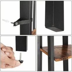 Offres ???? Etagère D'angle 4 Niveaux L34 X P34 X H125 Cm ???? 2 Offres ???? Etagère D'angle 4 Niveaux L34 X P34 X H125 Cm ???? -Buffets Shop etagere d angle 4 niveaux l34 x p34 x h125 cm 50