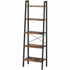 Bon marché ???? Etagère Echelle Métal / Bois L56 X P34 X H172 Cm ????
