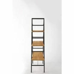Top 10 ???? Etagère échelle Métal Noir 3 Tablettes Bois L120 X P40 X H160cm ???? -Buffets Shop etagere echelle metal noir 3 tablettes bois l120 x p40 x h160cm 03