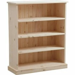 Grosses soldes ???? Etagère En Bois Brut 3 Tablettes 75x28x90 ????