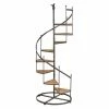 Tout neuf ???? Étagère Escalier En Métal Et Bois, 8 Niveaux 53x53x135 ????