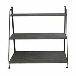 De gros ???? Etagère Fer Forgé 3 Tablettes Bois L100 X P55 X H80cm ????