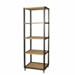 Top 10 ❤️ Etagère Haute Westside Used 4 Niveaux Bois Et Métal L59 X P39 X H195cm ????