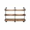 Nouveau ???? Etagère Murale Cirée 2 Tiroirs L125 X P21 X H100 ????