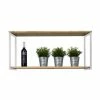 Acheter ???? Étagère Murale Double Icub Industriel Vintage 30x140x48cm 30mm. Blanc ????