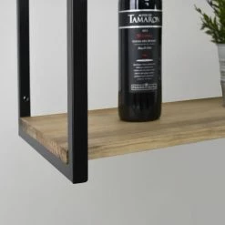 Vente flash ???? Étagère Murale Double Icub – Industriel Vintage 30X160x47h.cm. 18mm. ???? 2 Vente flash ???? Étagère Murale Double Icub – Industriel Vintage 30X160x47h.cm. 18mm. ???? -Buffets Shop etagere murale double icub industriel vintage 30x160x47h cm 18mm 3