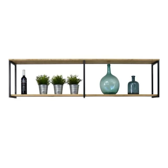 Étagère murale double Icub – Industriel Vintage 30X180x47h.cm. 18mm. Tout neuf ???? Étagère Murale Double Icub – Industriel Vintage 30X180x47h.cm. 18mm. ???? -Buffets Shop etagere murale double icub industriel vintage 30x180x47h cm 18mm 2