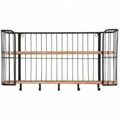 De gros ⌛ Etagère Murale Style Industriel 87x21,5x48 ????