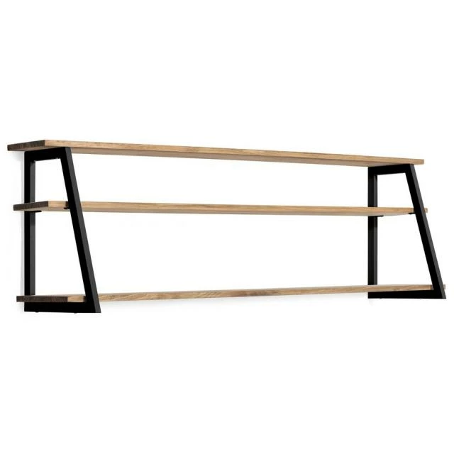 Étagère polygonal ascendant 120x35x47cm Noir – 2 supports – industriel Top 10 ???? Étagère Polygonal Ascendant 120x35x47cm Noir – 2 Supports – Industriel ✔️ -Buffets Shop etagere polygonal ascendant 120x35x47cm noir 2 supports industriel 01