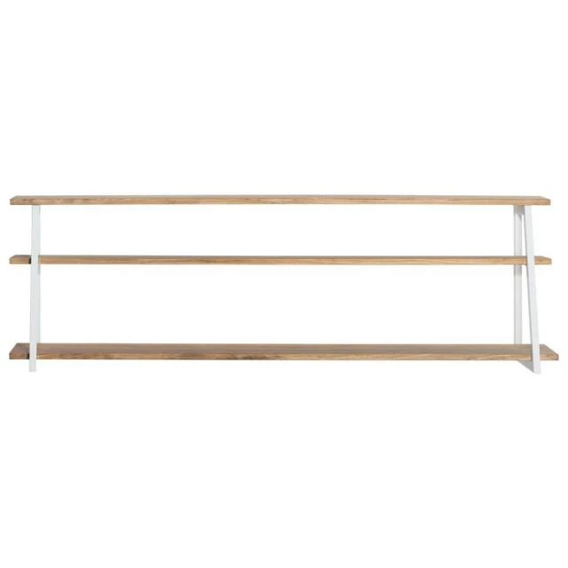 Étagère polygonal ascendant 140x35x47cm Blanc – 2 supports industriel Acheter ???? Étagère Polygonal Ascendant 140x35x47cm Blanc – 2 Supports Industriel ???? -Buffets Shop etagere polygonal ascendant 140x35x47cm blanc 2 supports industriel 03