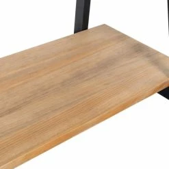 Meilleure vente ???? Étagère Polygonal Ascendant 140x35x47cm Noir – 2 Supports – Industriel ???? -Buffets Shop etagere polygonal ascendant 140x35x47cm noir 2 supports industriel 05